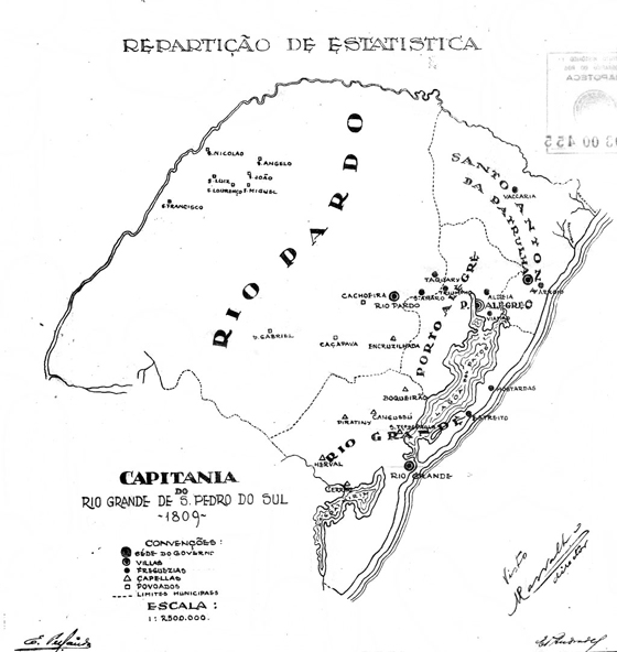 Capitania do Rio Grande 1809 T
