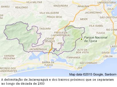 mapa Jacarepaguá google