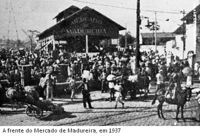 o Mercado de Madureira em 1937 Arquivo geral da cidade do RJ