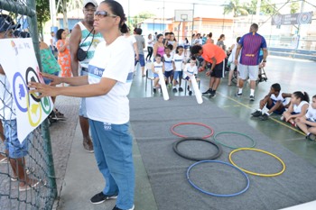 Ao todo, cerca de 230 alunos participaram da primeira edição dos Jogos Inclusivos da 8ª CRE (Foto: Alberto Jacob Filho)