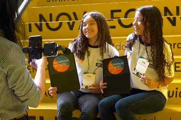 Melissa Chagas e Kevelyn Carvalho cobriram o W20 para a revista eletrônica Nicarágua em Ação