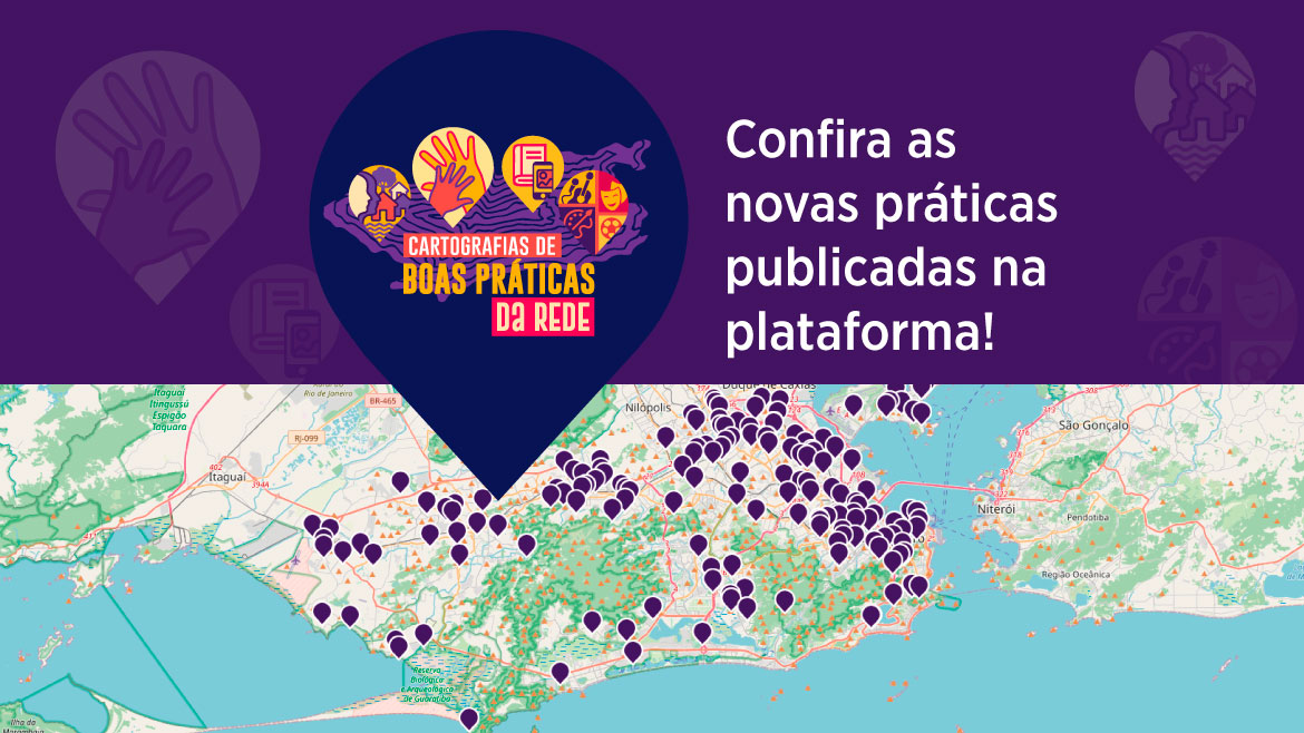 Cartografias de Boas Práticas da Rede. Acesse a plataforma e conheça as práticas pedagógicas e de gestão realizadas nas escolas cariocas.