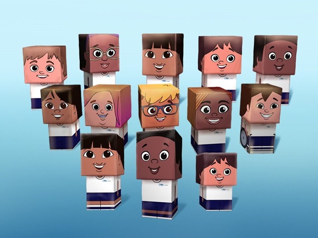 paper toy personagens