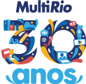 Logotipo da MultiRio - Selo Comemorativo 30 Anos